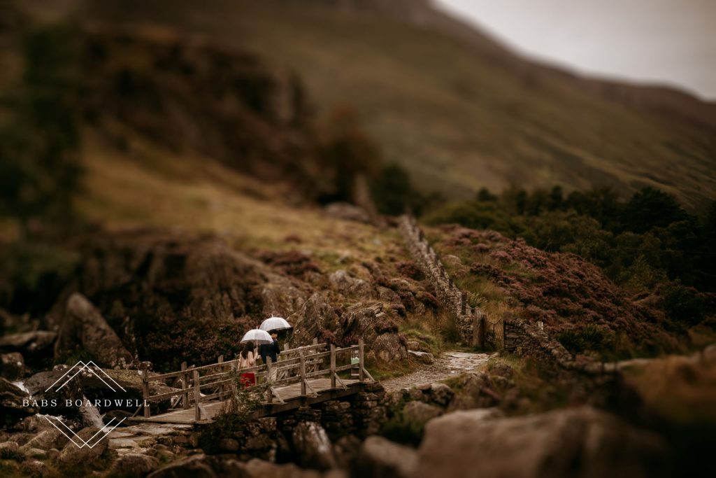 A Singapore couple's scenic wedding anniversary photos at the base of Snowdon