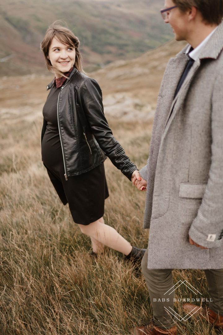 beautiful maternity photography in Snowdonia