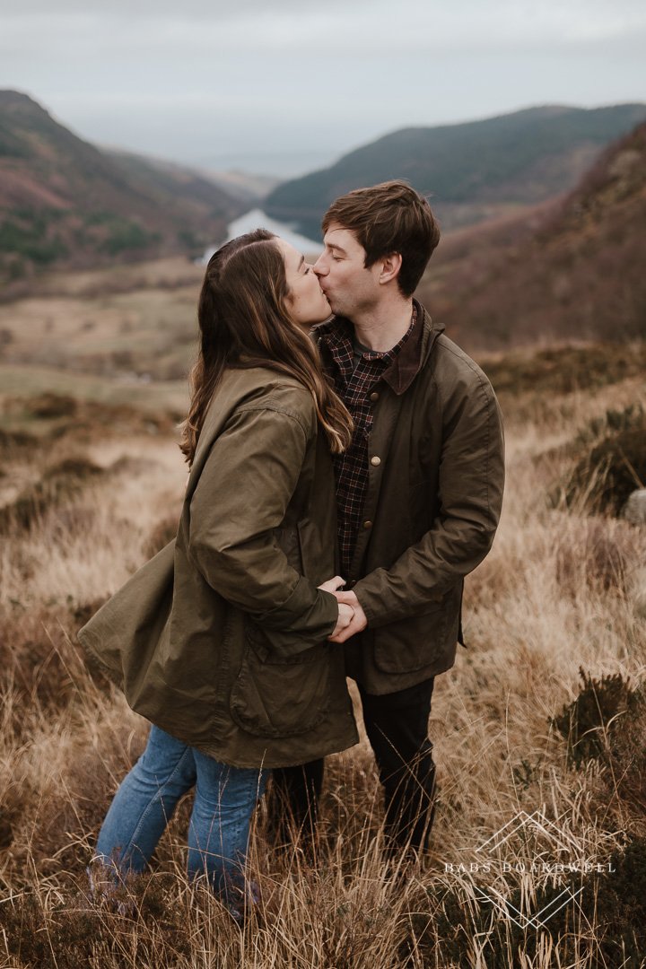 Engagement session near the Mawddach Estuary
