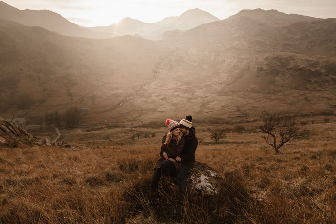 adventure couple sessions in Snowdonia