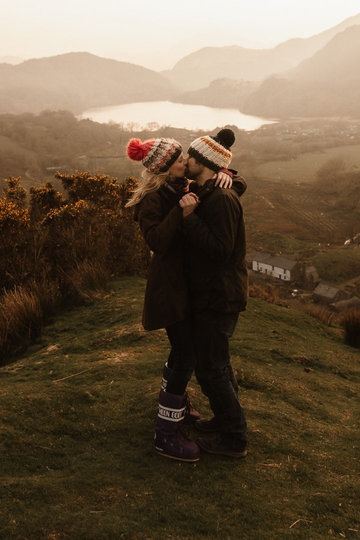 adventure couple sessions in Snowdonia