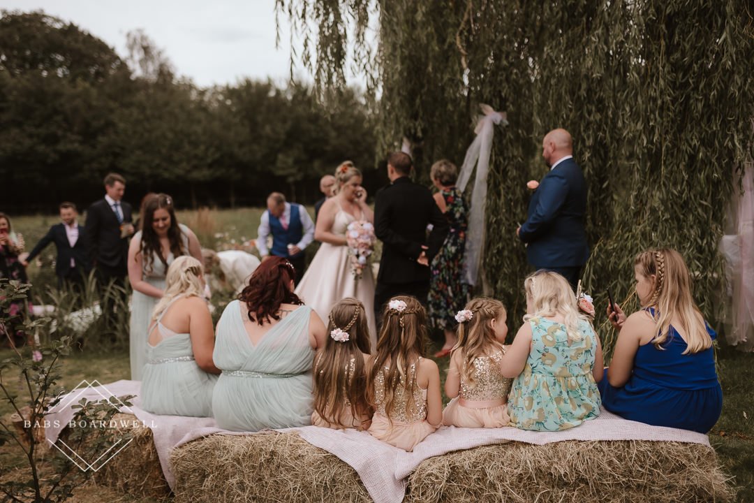 small home wedding in Cefn-y-bedd