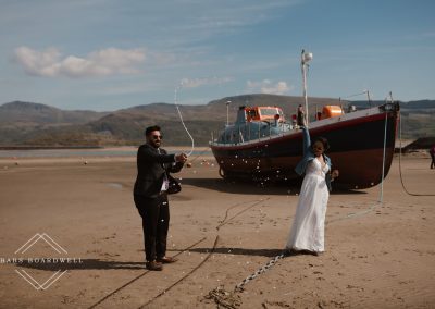 Fun-filled Barmouth Elopement