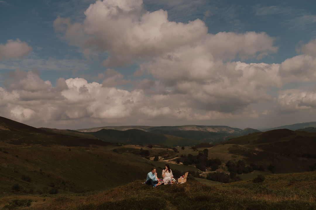 Llangollen Elopement with vintage dress