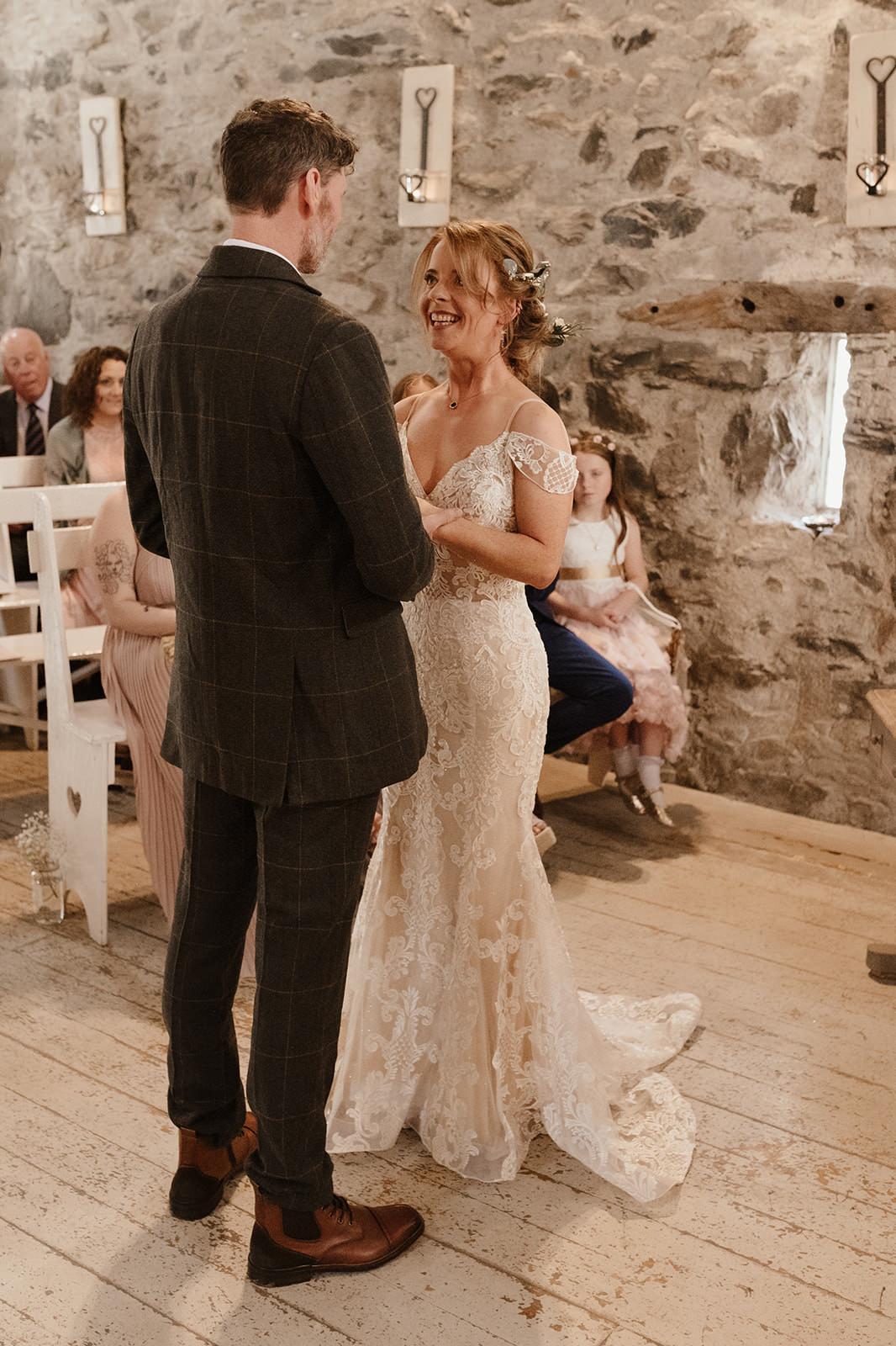 romantic wedding photography at Hafod Farm