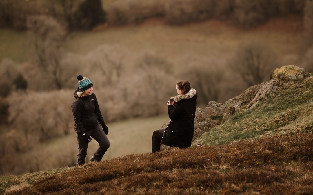 Surprise proposal in the Clwydian Range