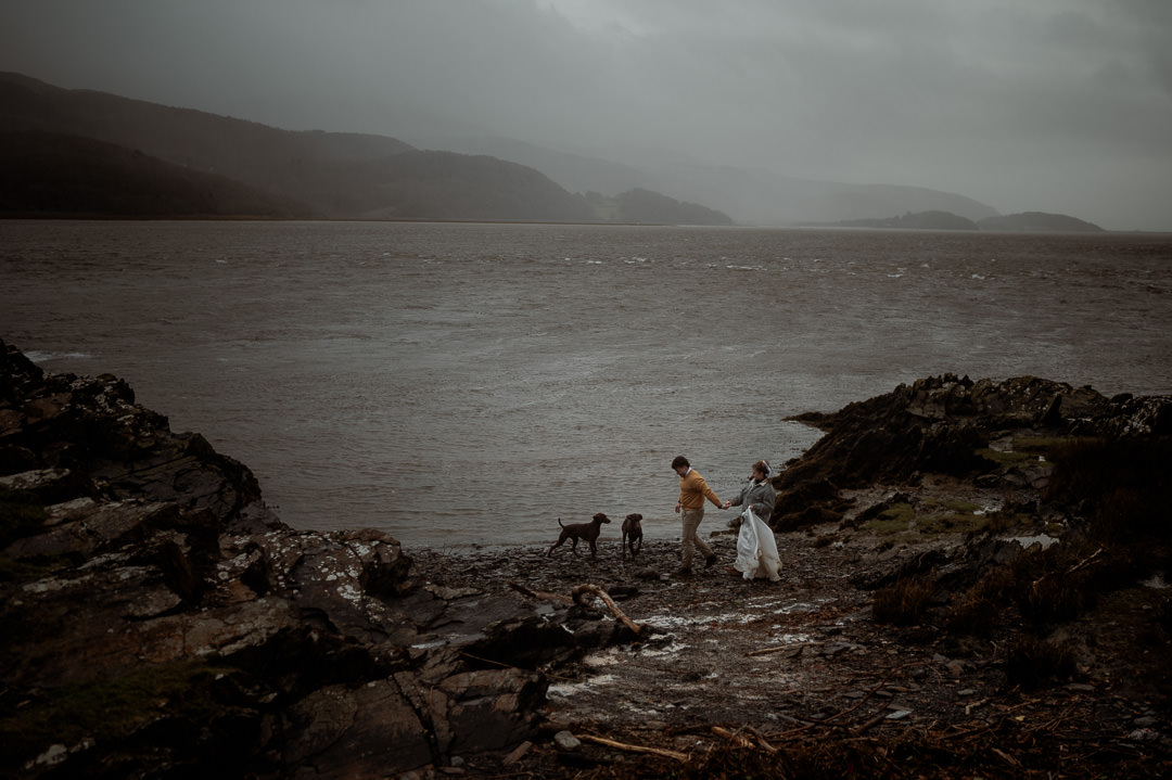 5 top tips for making the most of your elopement day if it rains | Wales Wedding Photography