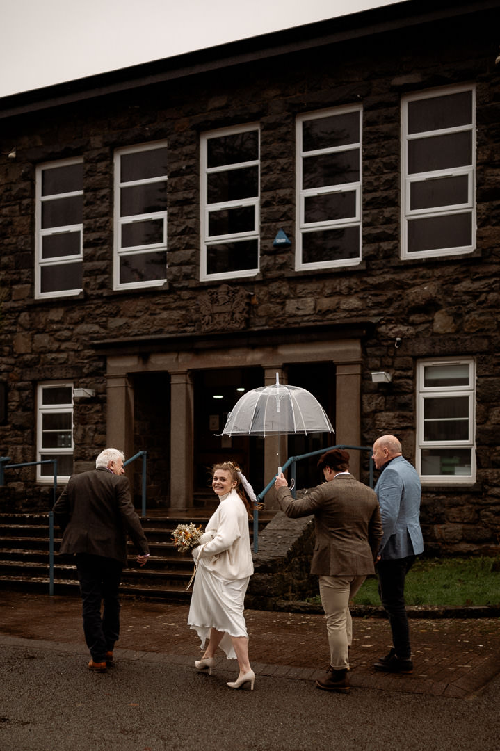 5 Top Tips for making the most of your elopement day if it rains | Wales Wedding Photographer