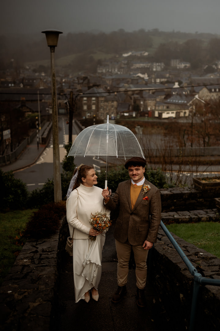 5 Top Tips for making the most of your elopement day if it rains | Wales Wedding Photography