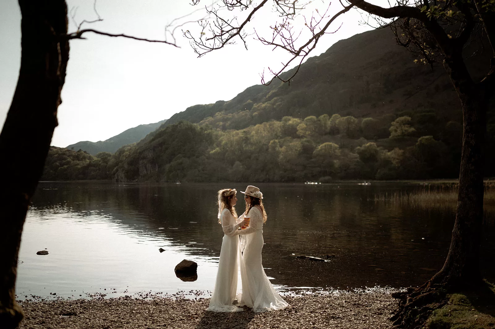 Two bridges getting married at Llyn Gwynant Barns | Wales Wedding Photographer