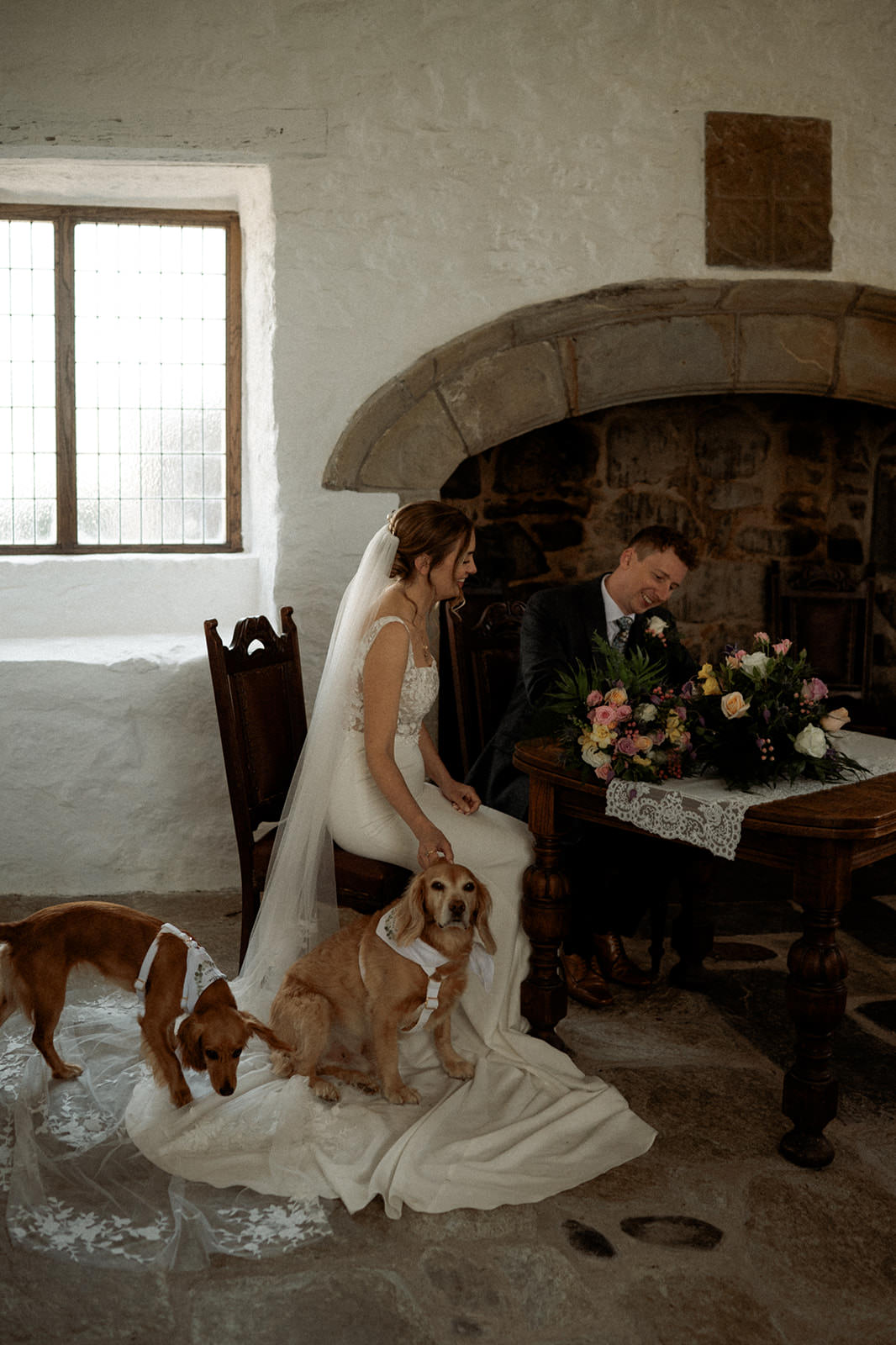 Dog-friendly Penarth Fawr elopement | UK Elopement Photography