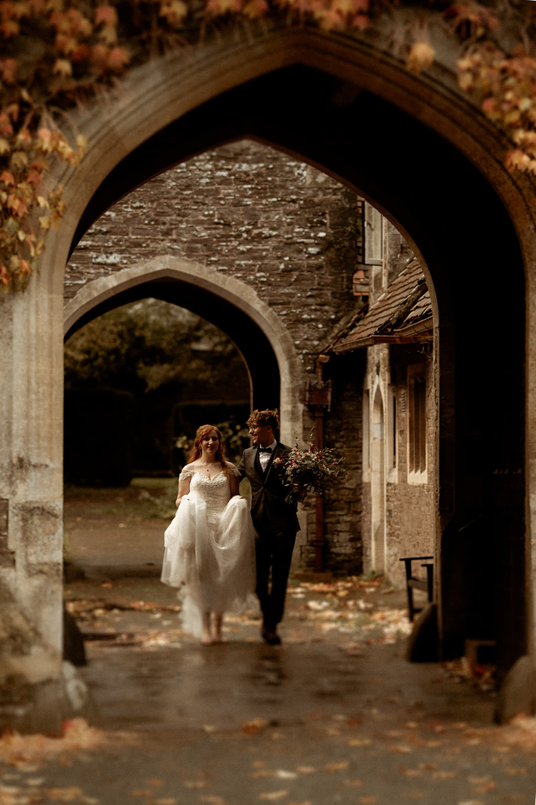 Romantic Wedding Photography in Wales at Treberfydd House
