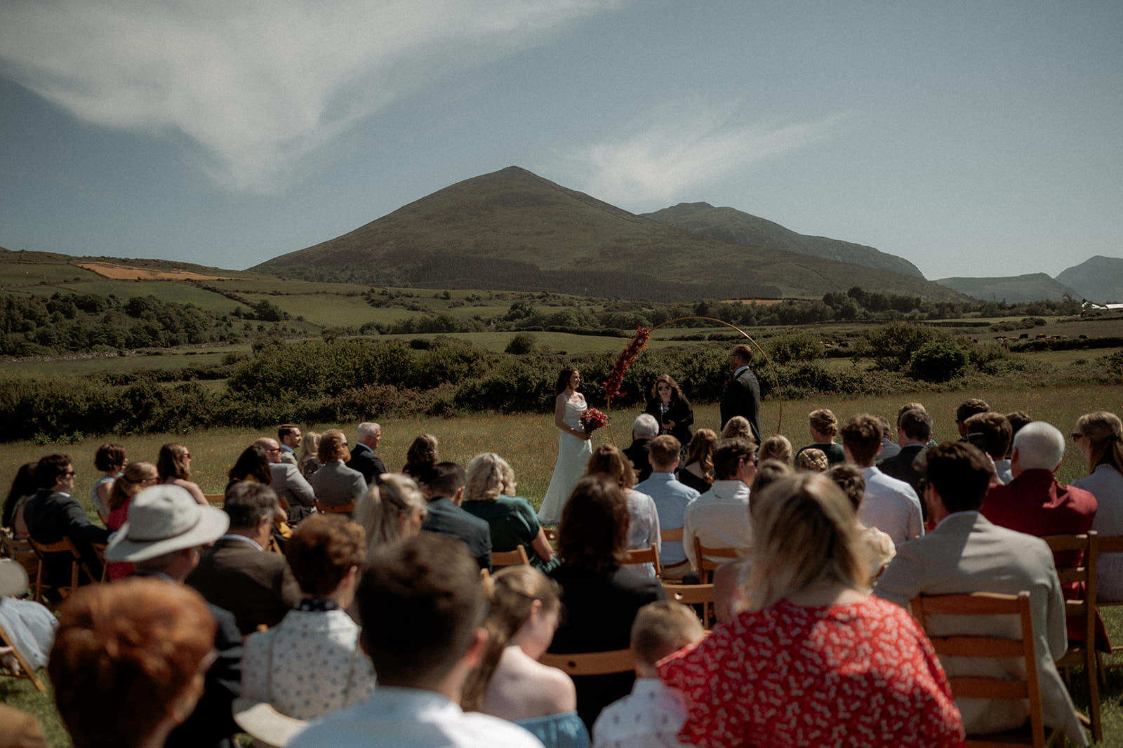 Outdoor Wedding Photography in Wales at Bach Wen
