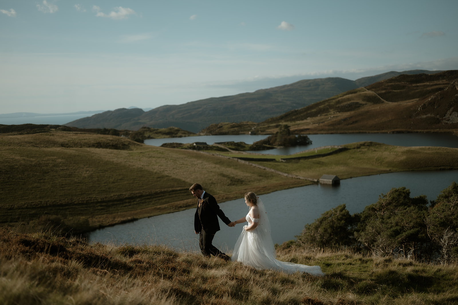 Cader Idris elopement at sunset